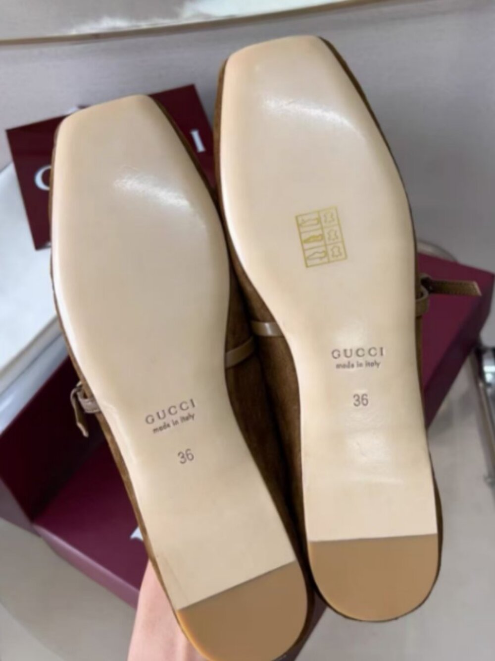 Gucci GG Monogram Mary Janes - Picture 8 of 8
